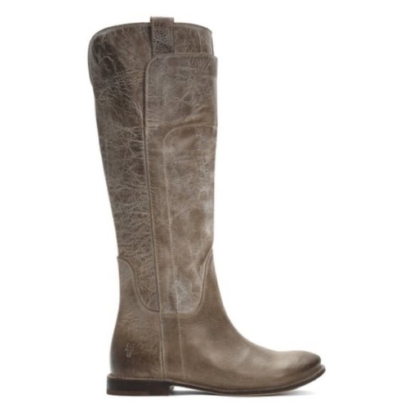 Frye Shoes - FRYE Paige Tall Riding Boots Burnished Gray 6.5